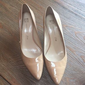 Tan pumps